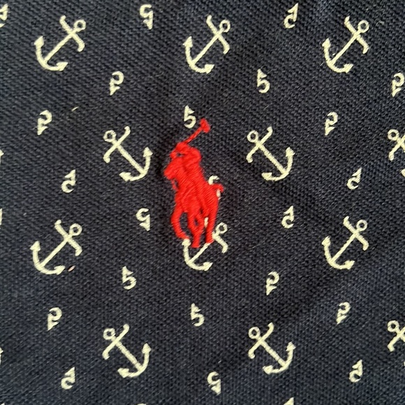 Anchor pattern polo - Picture 3 of 4